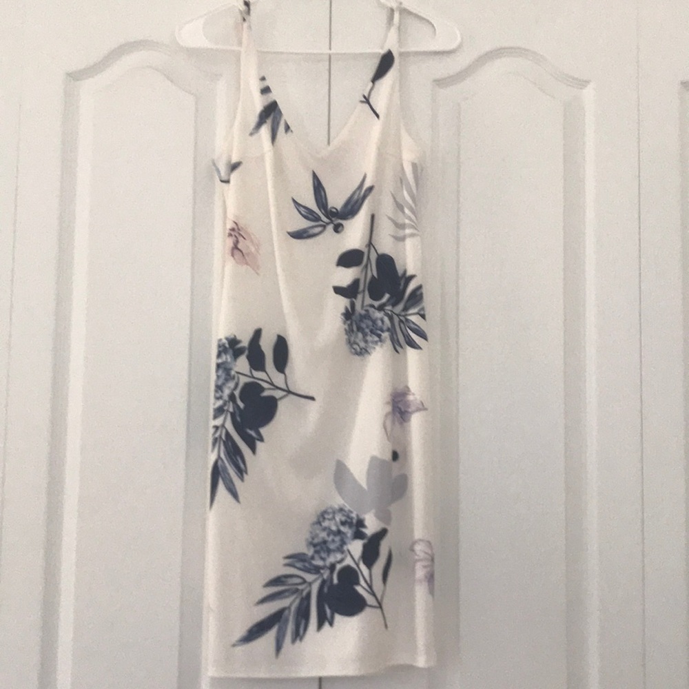 Adjustable Spaghetti strap floral dress